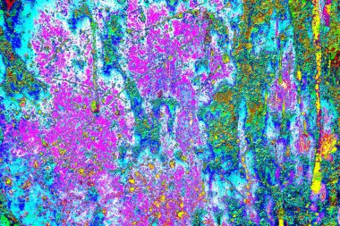 Çizik ve çatlaklarla metal doku