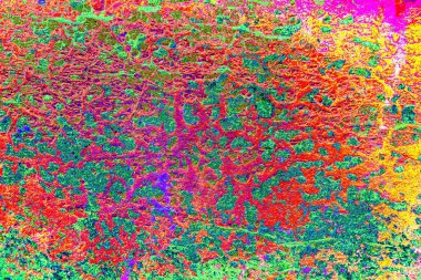 Çizik ve çatlaklarla metal doku