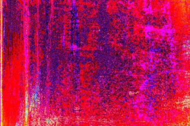 Çizik ve çatlaklarla soyut renkli duvar kâğıdı 