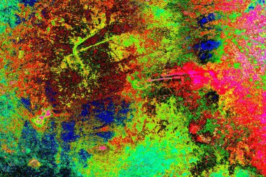 Çizik ve çatlaklarla metal doku