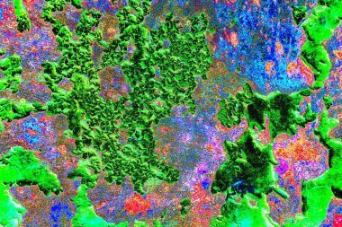 Dökülen boya paslı metal dokusu