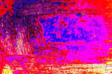 Çizik ve çatlaklarla soyut renkli duvar kâğıdı 