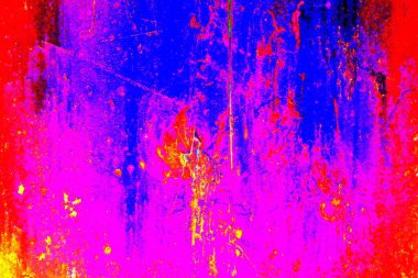 Çizik ve çatlaklarla metal doku