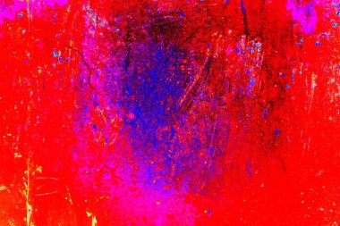 Çizik ve çatlaklarla metal doku