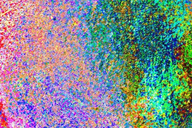 Çizik ve çatlaklarla soyut renkli duvar kâğıdı 