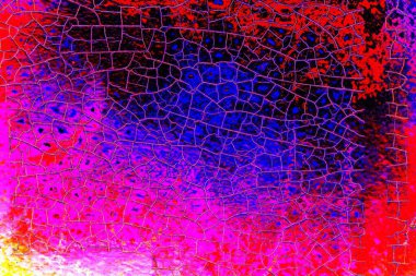 Çizik ve çatlaklarla metal doku