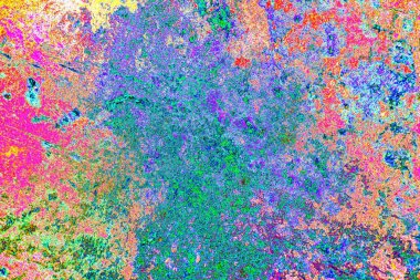 Çizik ve çatlaklarla metal doku