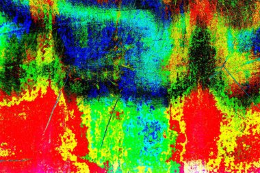 Çizik ve çatlaklarla metal doku