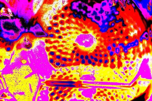 Абстрактные Неоновые Цвета Текстурированного Декоративного Фона — стоковое фото