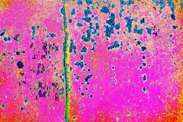 Çizik Çatlaklarla Soyut Renkli Duvar Kâğıdı — Stok fotoğraf