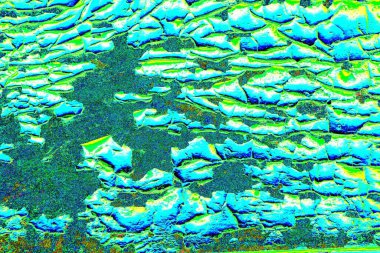 Duvar dokusu arkaplanı eski boyayla soyulmuş