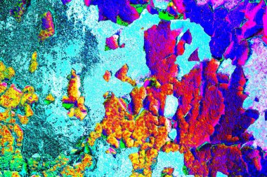 Duvar dokusu arkaplanı eski boyayla soyulmuş