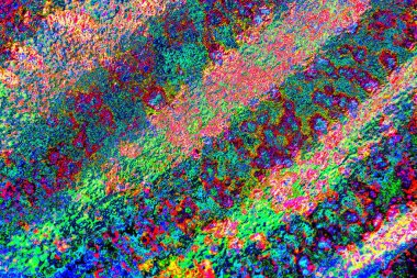 Çizik ve çatlaklarla metal doku