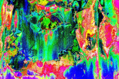 Dökülen boya paslı metal dokusu