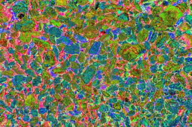 Soyut neon renkler çizik ve çatlaklarla dokulu duvar. 