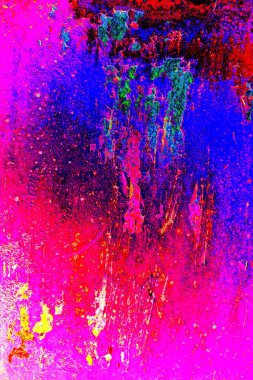 Çizik ve çatlaklarla metal doku