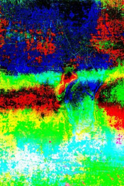 Çizik ve çatlaklarla metal doku