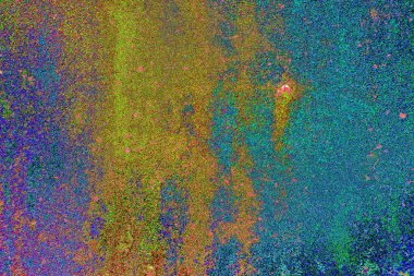 Kırsal görünümü olan paslı metal dokusu