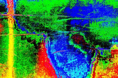 Çizik ve çatlaklarla metal doku