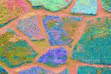 Arkaplan olarak kullanmak için duvarın resmi.