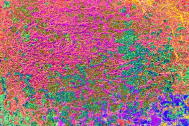 Çizik ve çatlaklarla metal doku