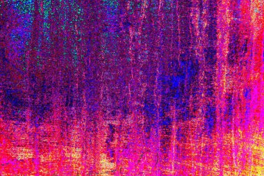 Çizik ve çatlaklarla soyut renkli duvar kâğıdı 