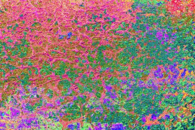 Çizik ve çatlaklarla metal doku