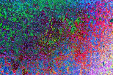 Çizik ve çatlaklarla metal doku