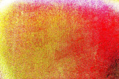 Soyut neon renkler çizik ve çatlaklarla dokulu duvar. 