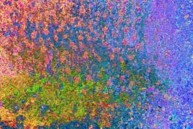 Çizik ve çatlaklarla metal doku