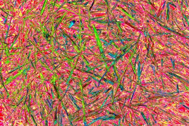 Soyut neon renkler çizik ve çatlaklarla dokulu duvar. 