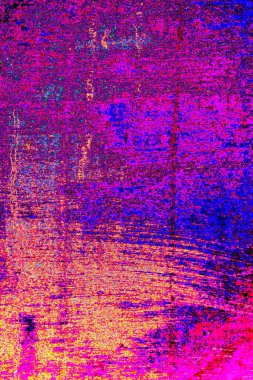 Çizik ve çatlaklarla soyut renkli duvar kâğıdı 