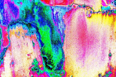 Dökülen boya paslı metal dokusu