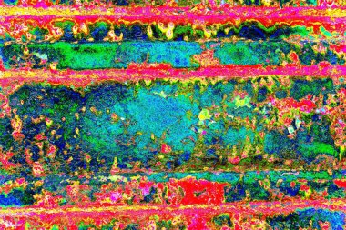 Kırsal görünümü olan paslı metal dokusu