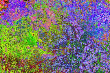 Dökülen boya paslı metal dokusu