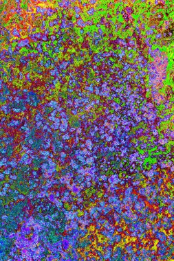 Dökülen boya paslı metal dokusu