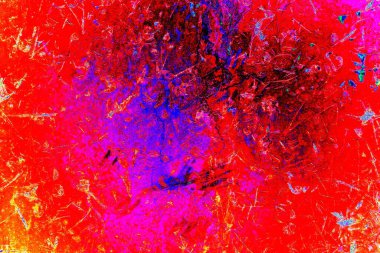 Çizik ve çatlaklarla metal doku