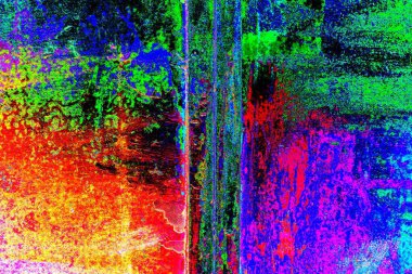 Çizik ve çatlaklarla metal doku