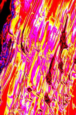 Hareket halindeki kaotik ışıklar odak noktasını bulanıklaştırır - soyut fotoğraf arkaplanı. 