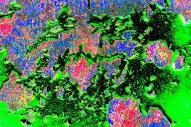 Dökülen boya paslı metal dokusu