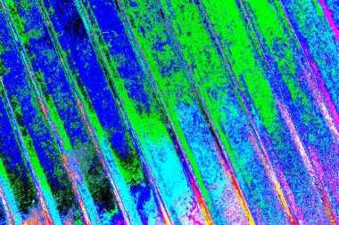 Çizik ve çatlaklarla metal doku