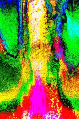 Çizik ve çatlaklarla metal doku