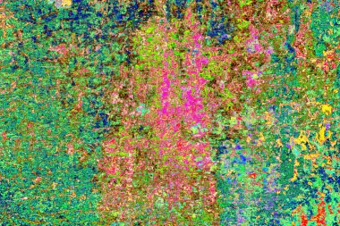 Çizik ve çatlaklarla metal doku