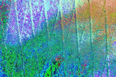 Çizik ve çatlaklarla metal doku