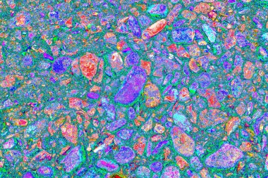 Doğada kayalık yol