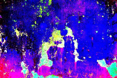 Çizik ve çatlaklarla metal doku