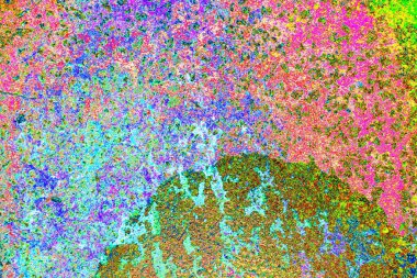 Çizik ve çatlaklarla metal doku