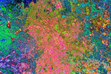 Çizik ve çatlaklarla metal doku