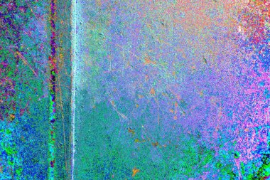 Çizik ve çatlaklarla metal doku