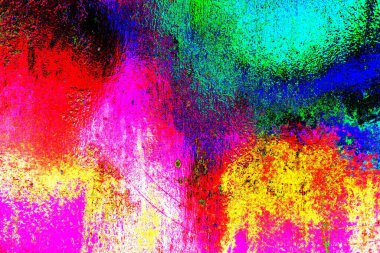 Çizik ve çatlaklarla metal doku